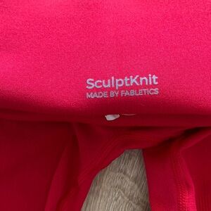 Fabletics Bold Red SculptKnit Leggings